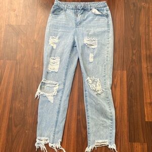 shein blue jeans